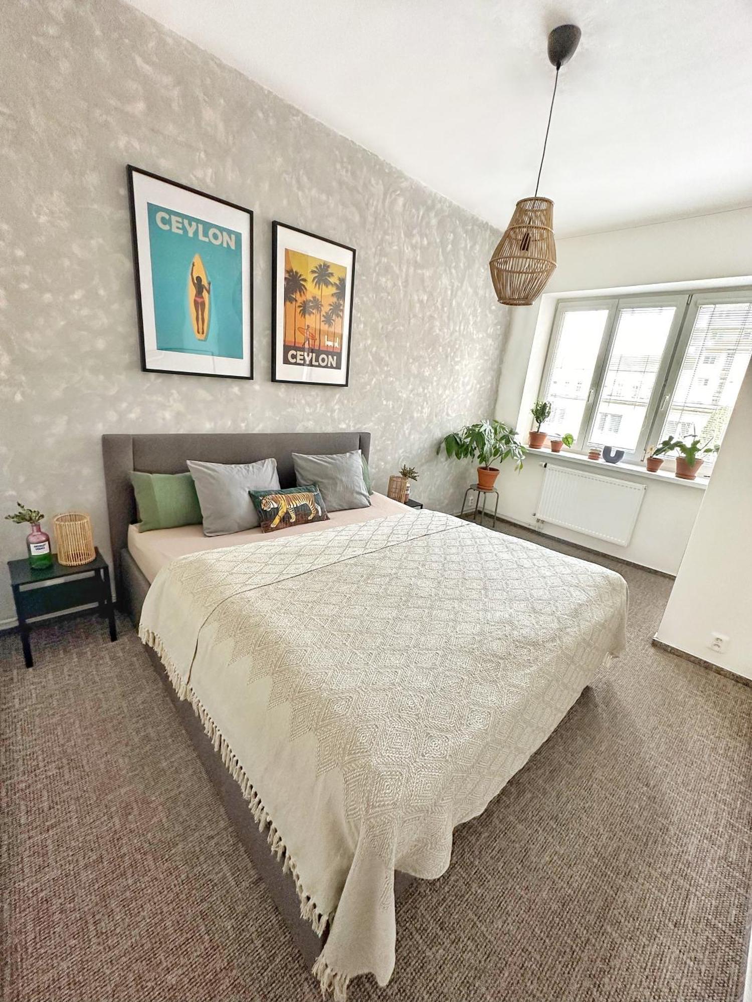 Bright And Central Suite With A Balcony Brno Bagian luar foto